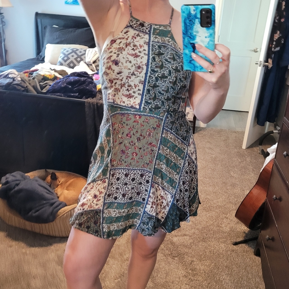 Lulu's patterned mini dresa